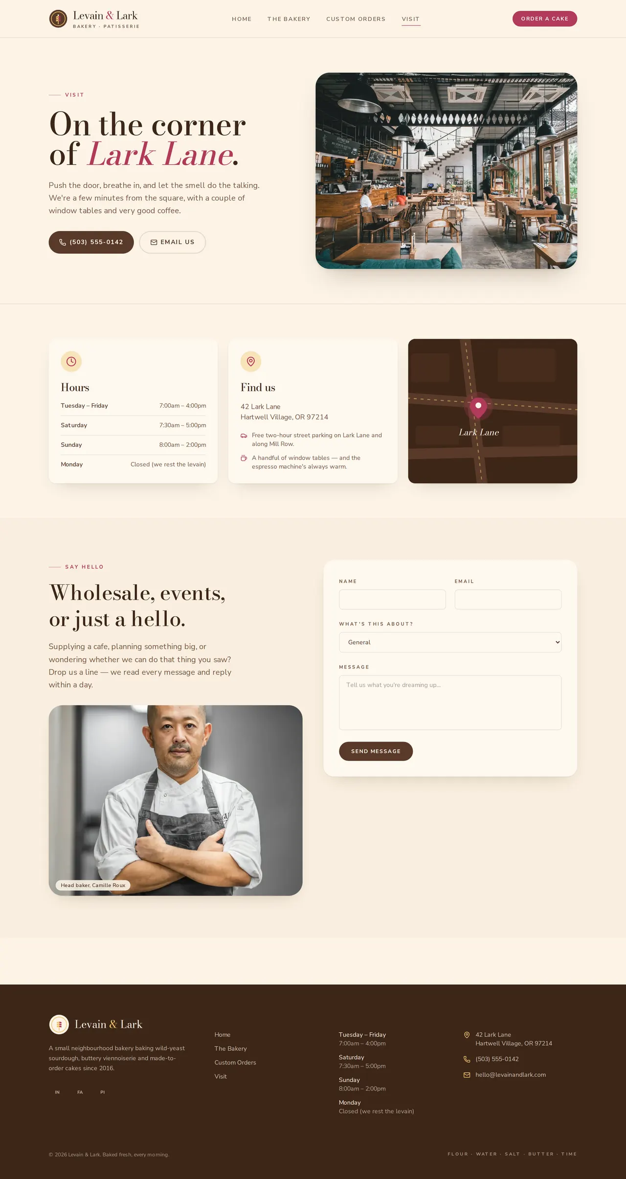 Levain & Lark — Visit