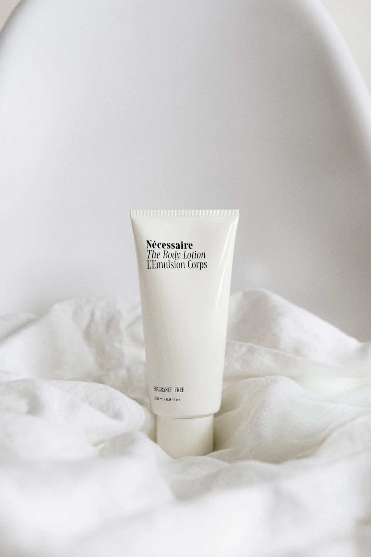 Bright vitamin C serum in tinted amber glass