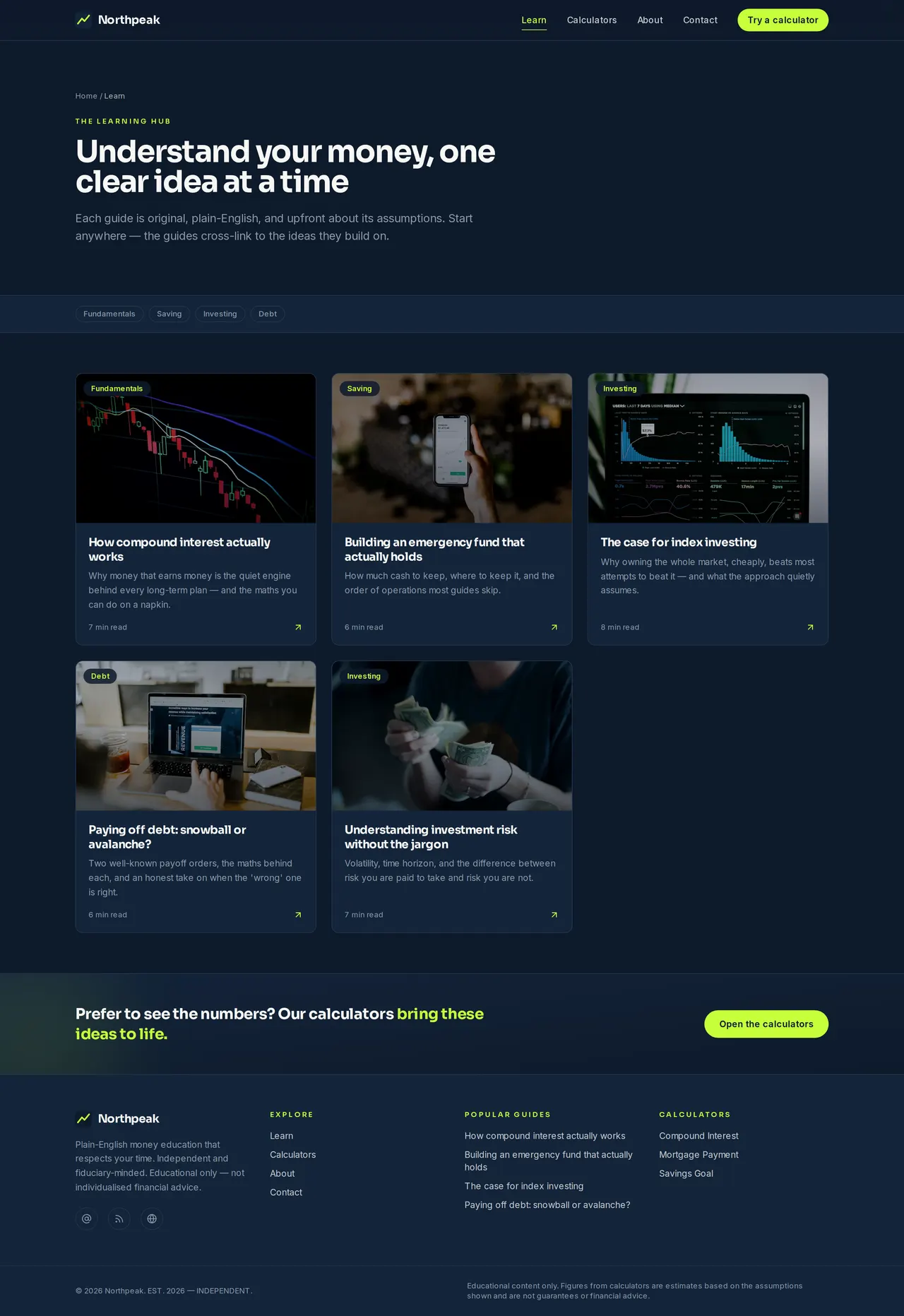 Northpeak — Learn