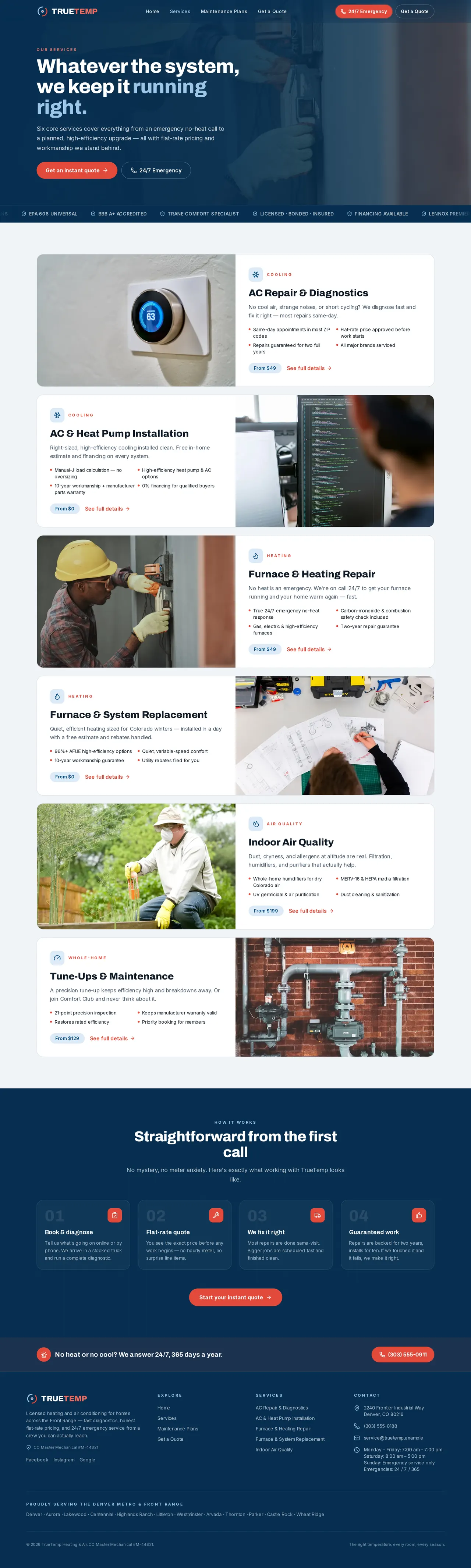TrueTemp — Services